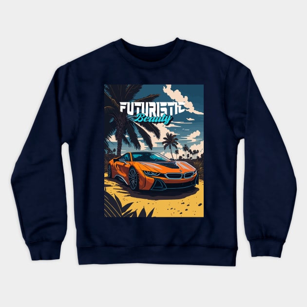 Futuristic Beauty Crewneck Sweatshirt by By_Russso